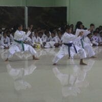 Ujian Kenaikan Tingkat Karate di Kodim 1009/Tanah Laut, 88 Peserta Ikut