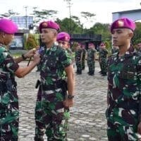 Dandenma Pasmar 3, Pimpin Upacara Sertijab Bama Denmako Pasmar 3 Dandenma Pasmar 3, Pimpin Upacara Sertijab Bama Denmako Pasmar 3