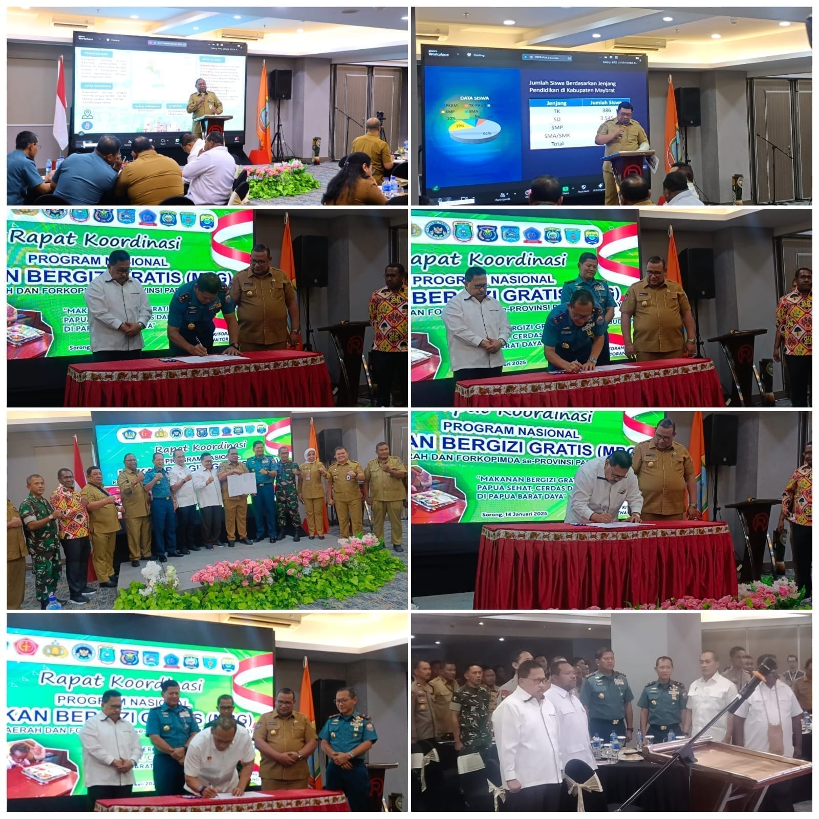 Danlantamal XIV, Dukung Program Nasional Makan Bergizi Gratis (MBG) Untuk Mewujudkan Papua Sehat, Cerdas, dan Produktif