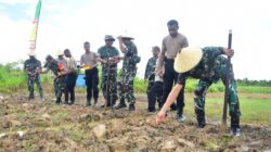 Dandenma Pasmar 3, Hadiri Penanaman Jagung Serentak 1 Juta Hektar