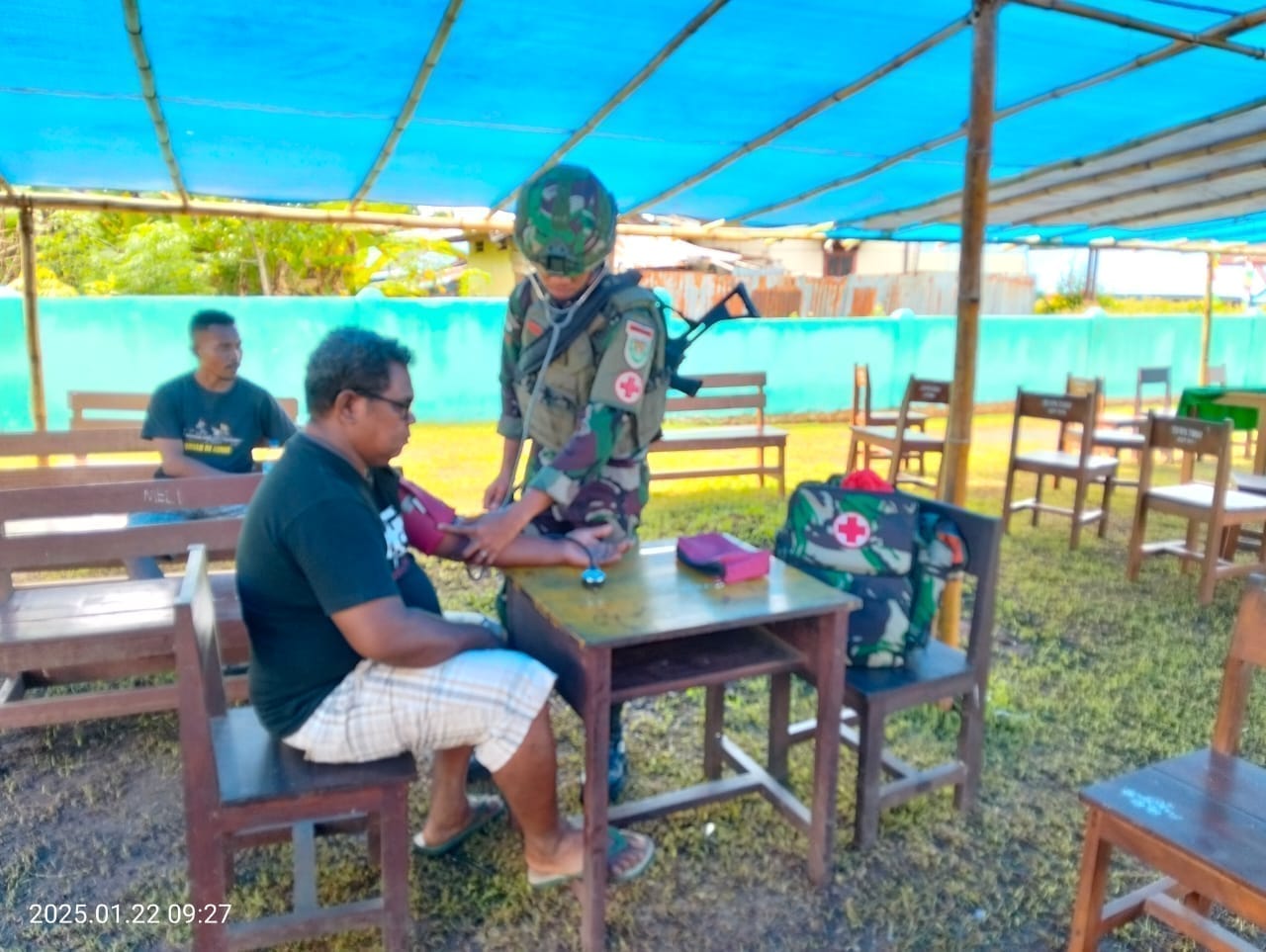 Membangun Kesehatan Masyarakat di Perbatasan Papua: Upaya Humanis Pos Toray Yonif 312
