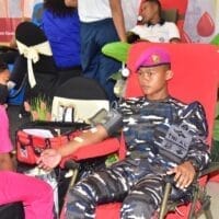 Sukseskan Program CSR, 50 Prajurit Korps Marinir Pasmar 3, Ikut Donor Darah Sukseskan Program CSR, 50 Prajurit Korps Marinir Pasmar 3, Ikut Donor Darah