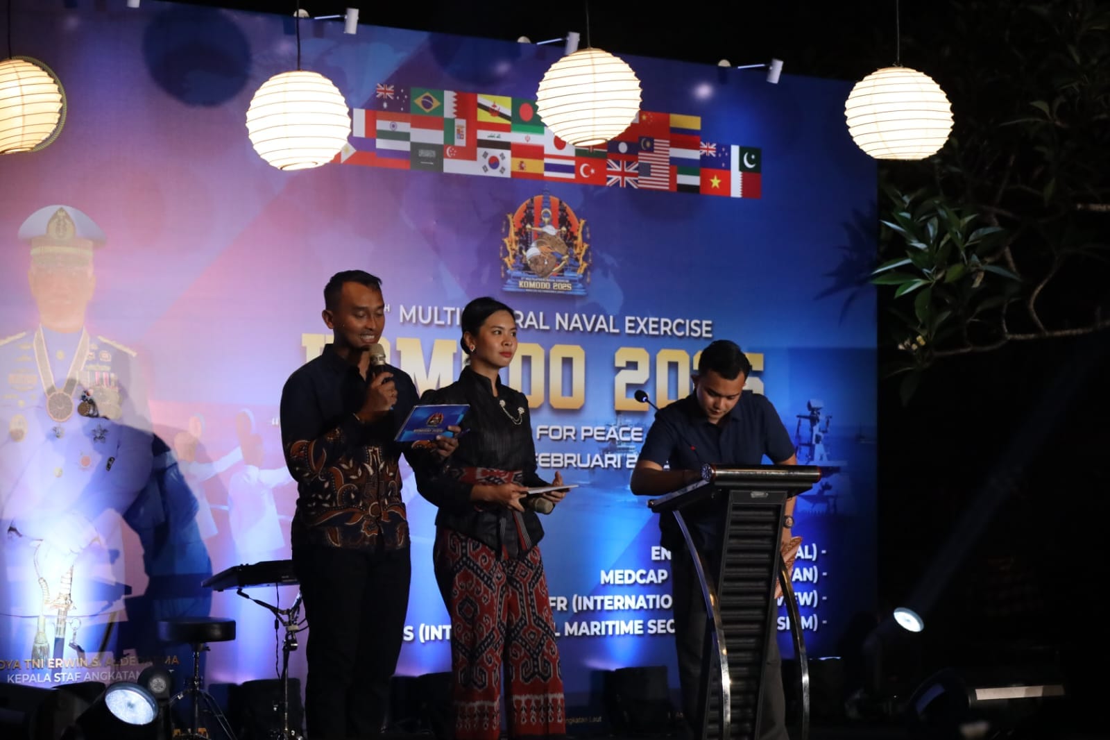 Komandan Yonmarhanlan XIV Sorong, Dukung Giat MNEK (Multilateral Naval Exercise KOMODO) 2025, di Bali