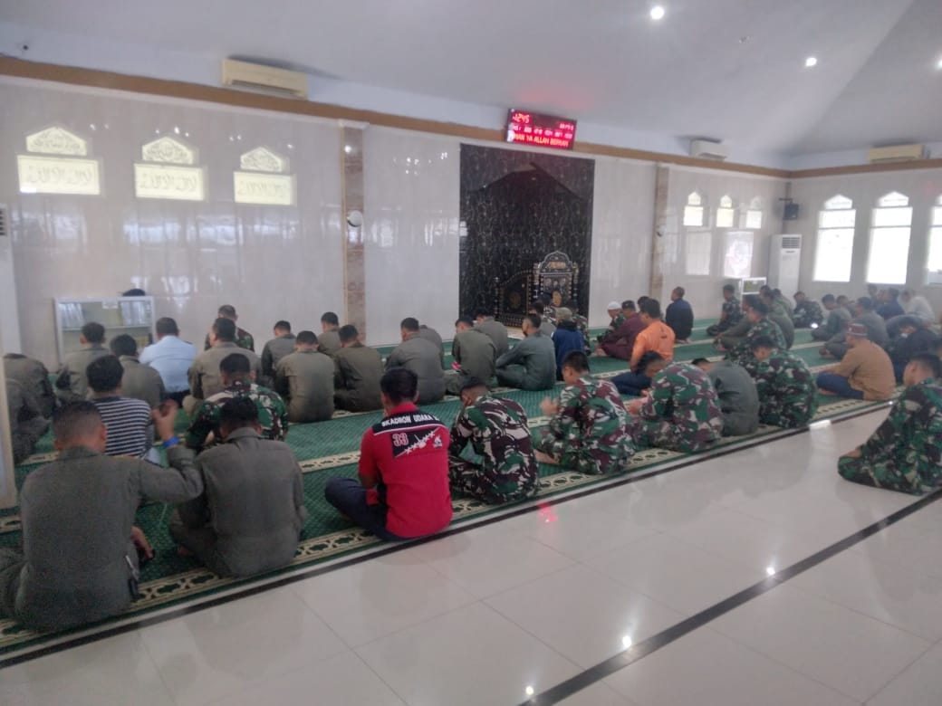 Untuk Memohon Keselamatan dan Kelancaran Latihan Sriti Gesit Tahun 2025, Lanud Sultan Hasanuddin Gelar Doa Bersama