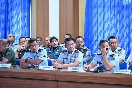 Danlanud Sultan Hasanuddin Hadiri Taklimat Akhir Audit Ketaatan Dan Kinerja Itjen TNI Periode I 2025