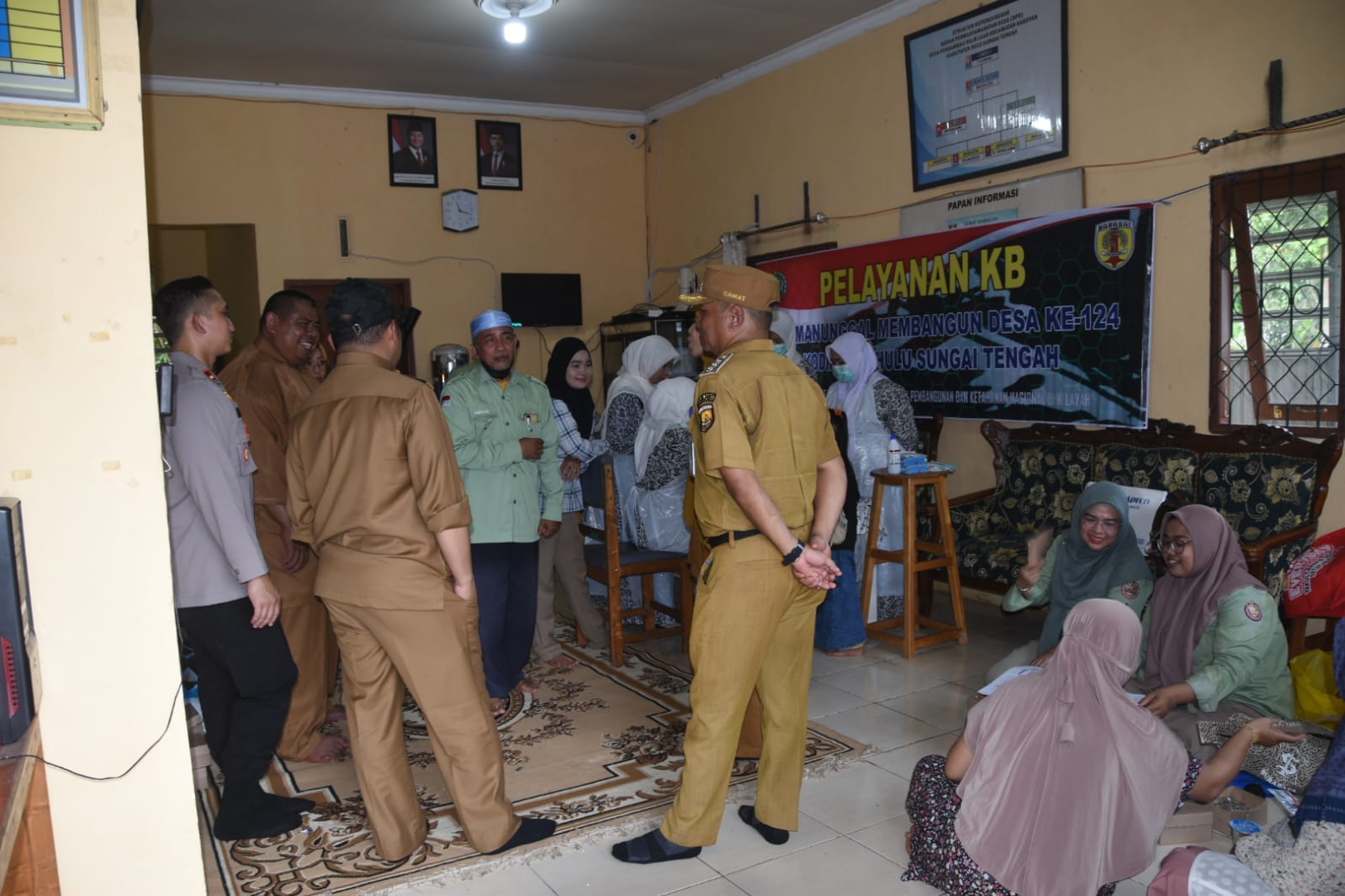 Satgas TMMD Kodim 1002 HST Gelar Pelayanan KB Gratis Berkualitas