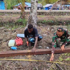 Satgas TMMD Hadirkan Fasilitas Voli, Wujudkan Kesejahteraan Warga Satgas TMMD Hadirkan Fasilitas Voli, Wujudkan Kesejahteraan Warga