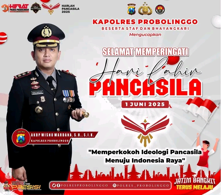 Kapolres Probolinggo Ajak Kokohkan Pancasila Menuju Indonesia Maju