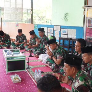 Perkuat Keimanan dan Keselamatan Prajurit, Kodim 0906/Kkr Gelar Doa Bersama