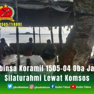 Babinsa Koramil 1505-04 Oba Jalin Silaturahmi Lewat Komsos
