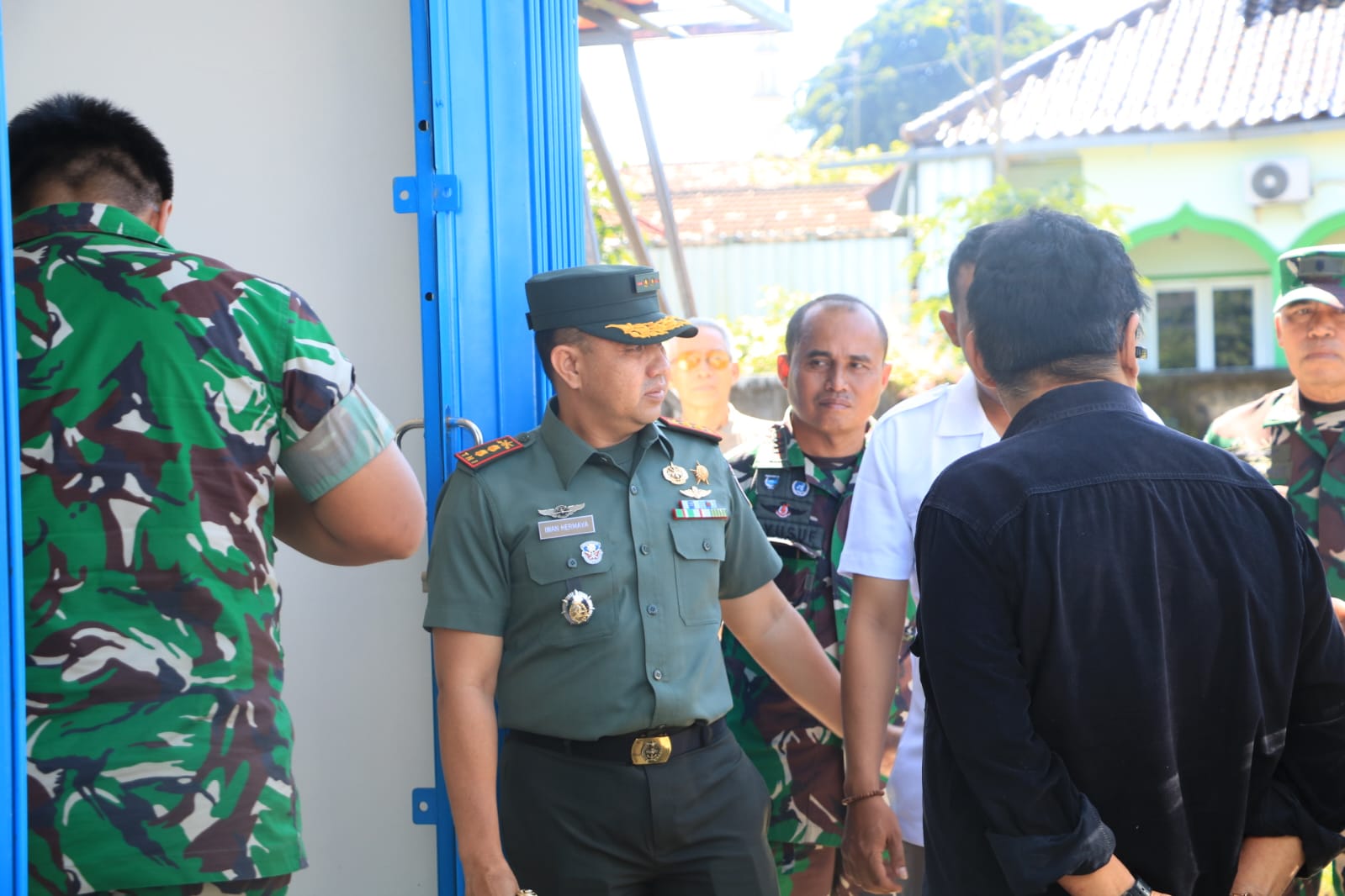 Dandim Probolinggo Sambut Kunker Sterad Verifikasi Pembangunan SPPG