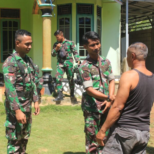 Tangis Warga Iringi Kepulangan Satgas TMMD 124 di Gunung Melati