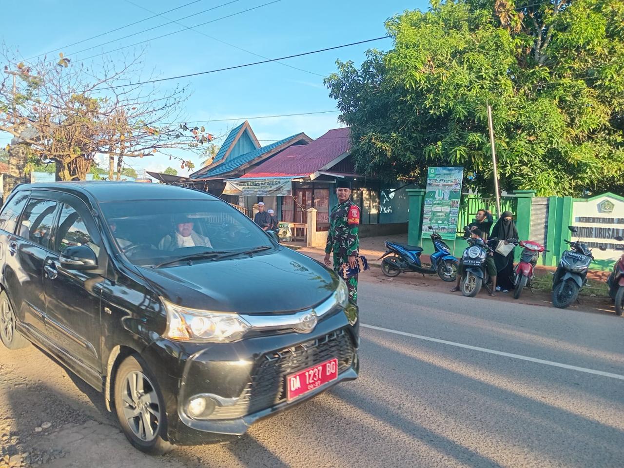 Sinergitas Kodim, Polres, dan Pihak Terkait Amankan Sholat Idul Adha