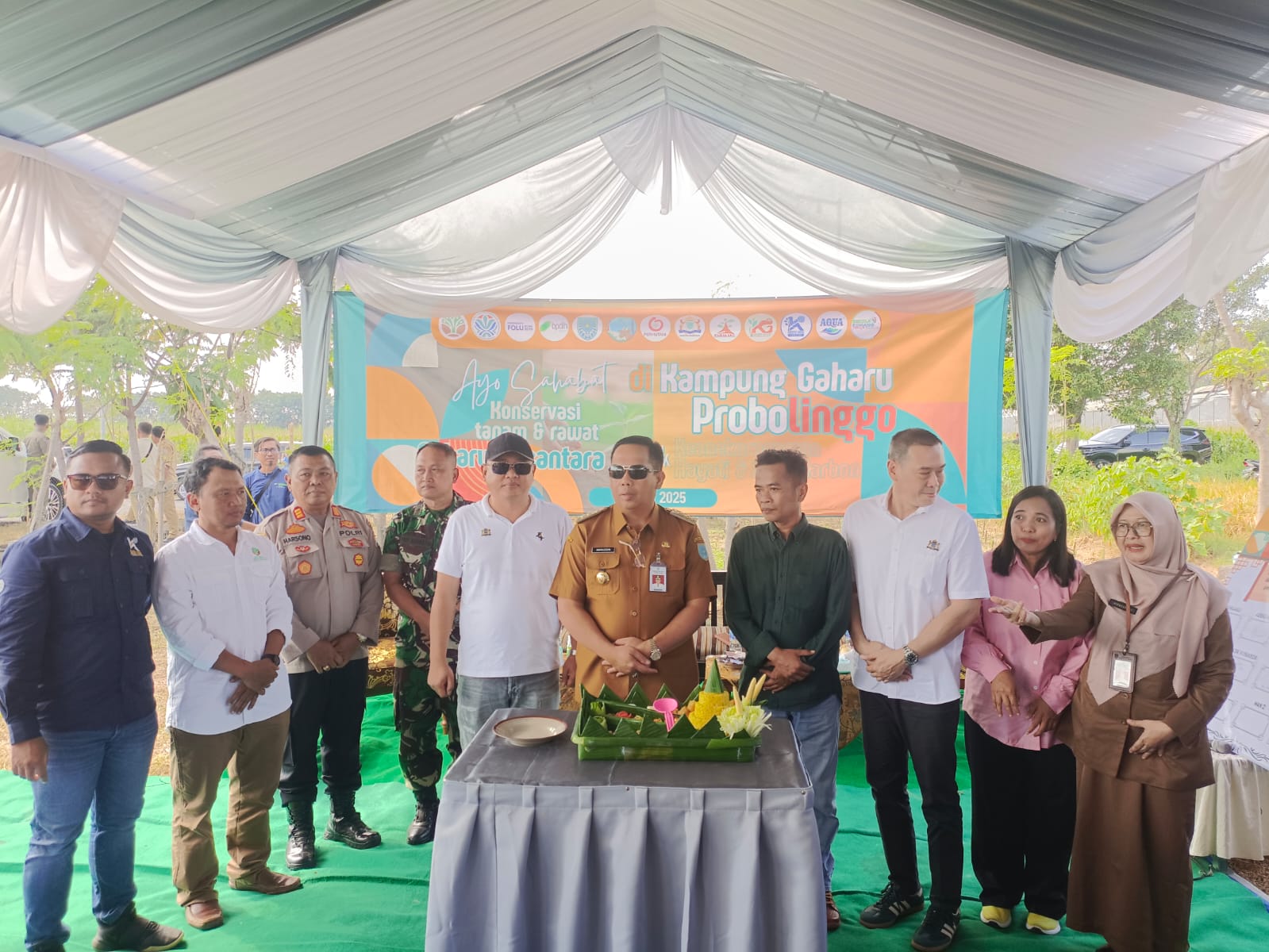 Koramil Kanigaran Kolaborasi Tanam Pohon Gaharu di Kota Probolinggo 