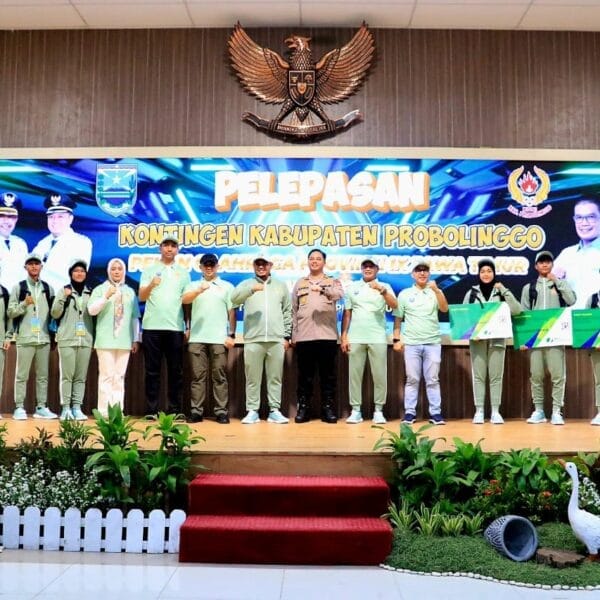 Dandim Probolinggo Hadiri Pelepasan Kontingen Porprov Jatim IX 2025