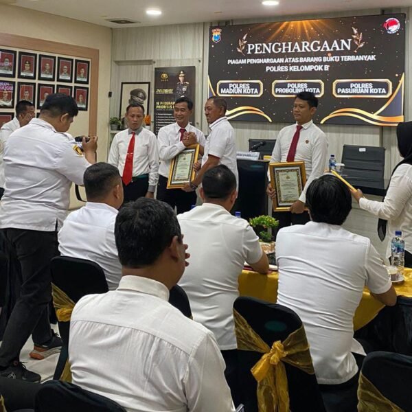 Ditresnarkoba Polda Jatim Apresiasi Polres Probolinggo Kota Ungkap Kasus Narkoba