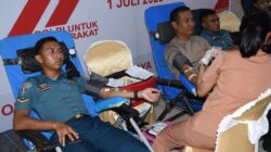 Donor Darah HUT Bhayangkara ke-79, Simbol Kuat Sinergitas TNI-Polri dan Kepedulian Sosial