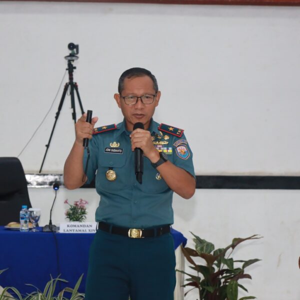 Lantamal XIV Gelar Jam Komandan, Tingkatkan Kesiapan Dan Disiplin Prajurit Serta Penuh Motivasi