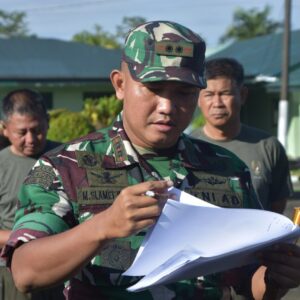 Tingkatkan Disiplin Prajurit, Dandim 1710/Mimika Berikan Penekanan Saat Apel Pagi