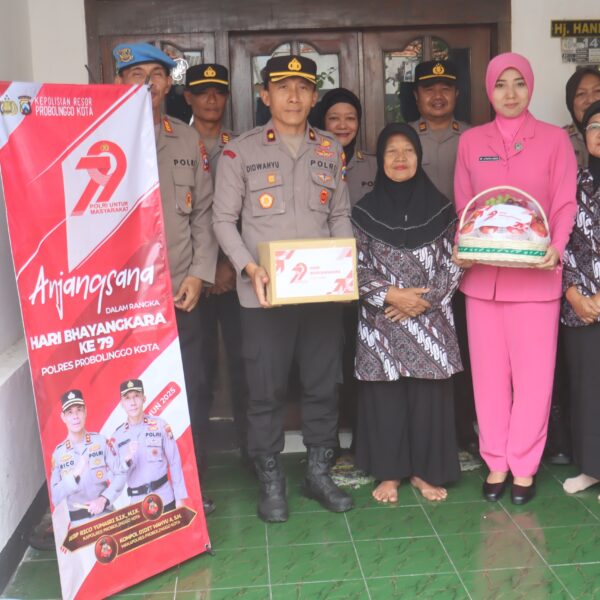 Peringati Hari Bhayangkara ke-79, Polres Probolinggo Kota Laksanakan Anjangsana