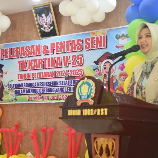 TK Kartika V-25 Barabai Gelar Pentas Seni dan Pelepasan Peserta Didik, Dandim 1002/HST: Anak-Anak Adalah Aset Bangsa!