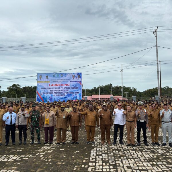 Gubernur PBD Resmikan Kantor Operasi Unit Pelayanan Samsat Maybrat, Permudah Pelayanan Kendaraan