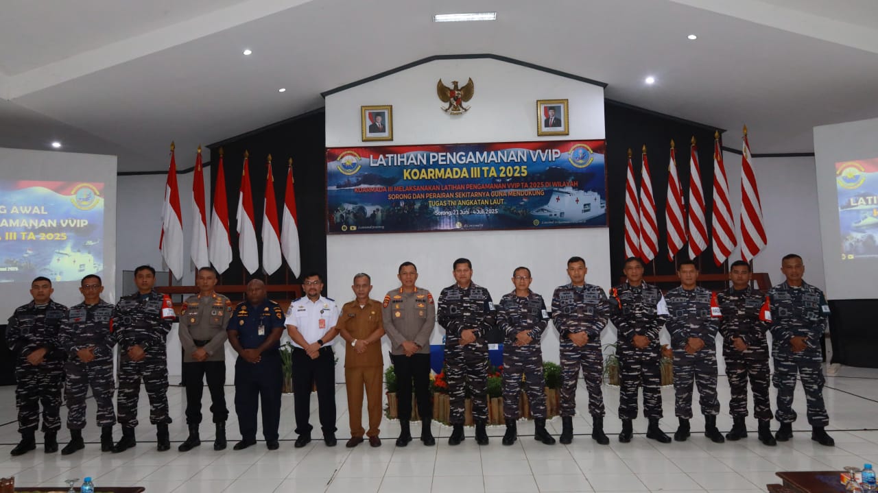 Lantamal XIV Gelar Latihan PAM VVIP, Tingkatkan Kesiapan Pengamanan Pejabat Penting