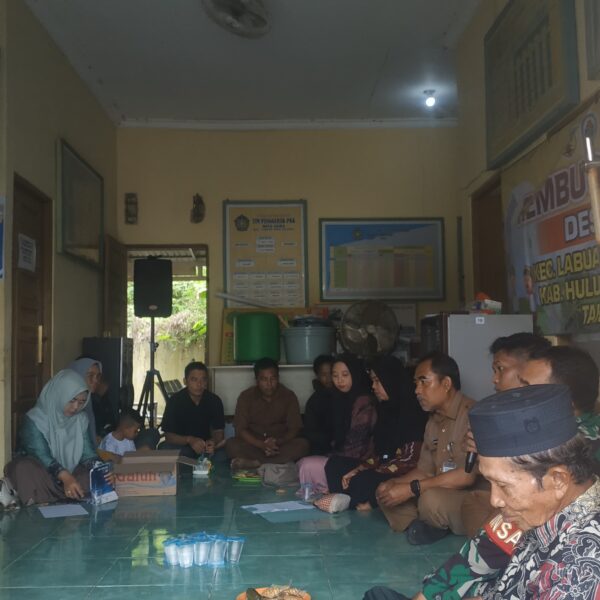 Kodim 1002/HST Dukung Penuh Rembuk Stunting di Labuan Amas Selatan, Wujudkan Generasi Emas 2045