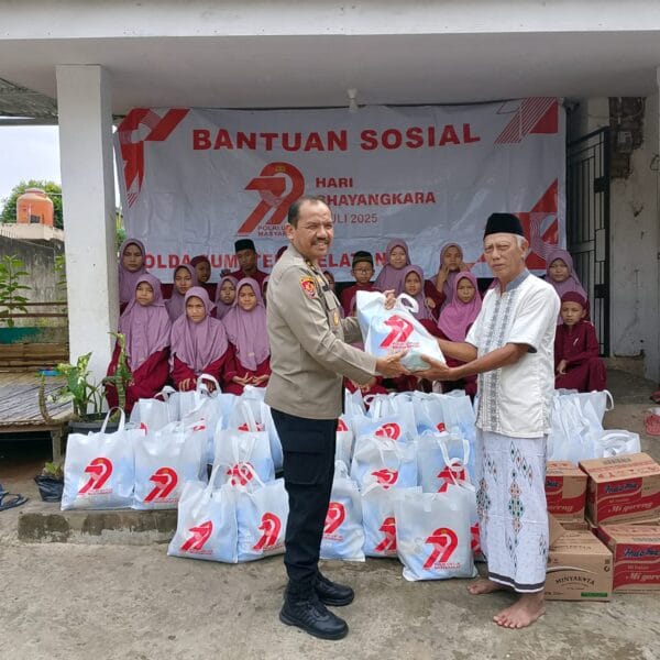 Polda Sumsel Tebar Kepedulian di 5 Panti Asuhan Palembang Sambut HUT Bhayangkara ke-79