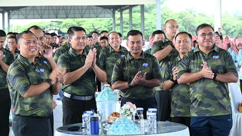 Danlanud Sultan Hasanuddin Hadiri Family Gathering Syukuran HUT Ke-68 Skadron Udara 11