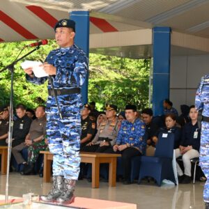 Danlanud Sultan Hasanuddin Pimpin Upacara Hari Kesadaran Nasional Di Kabupaten Maros