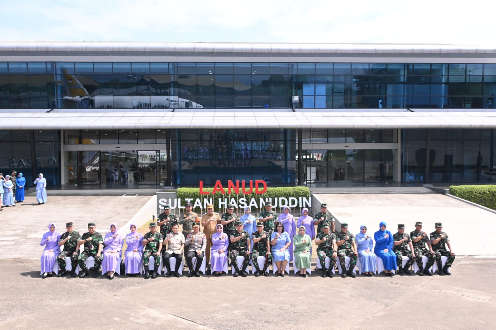 Danlanud Sultan Hasanuddin Terima Kunjungan Kerja Pangkogabwilhan II