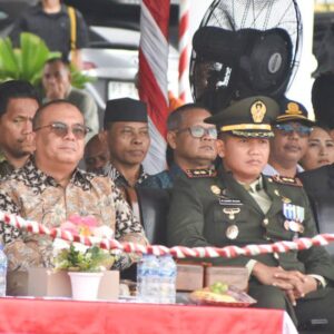 Dandim 1710/Mimika Hadiri Upacara HUT Bhayangkara Ke-79 Tahun 2025