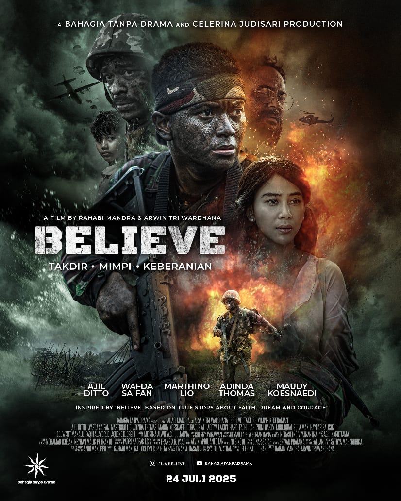 Kodim 0820 Probolinggo Ajak Masyarakat Saksikan Film Believe Tayang 24 Juli 2025