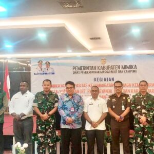 Dandim 1710/Mimika Hadiri Kegiatan Peningkatan Kapasitas Lembaga Kemasyarakatan Desa/Kelurahan, Lembaga Adat dan Hukum Adat