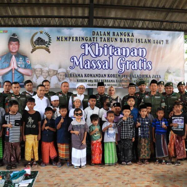 Kodim 0820 Probolinggo Dukung Sunatan Massal Program Sosial Korem