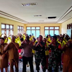 Babinsa Koramil 1710-06/Agimuga Menghadiri Pelatihan Pengolahan Pangan Lokal Di Distrik Agimuga