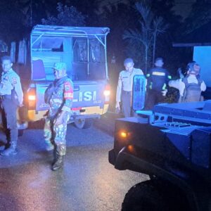Kodim 1710/Mimika dan Polres Mimika Gelar Patroli Gabungan, Jaga Stabilitas Keamanan Wilayah