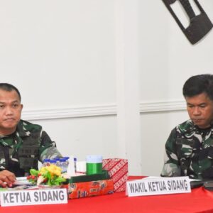 Kodim 1710/Mimika Gelar Sidang Jabatan, Wujudkan Manajemen Organisasi Yang Efektif