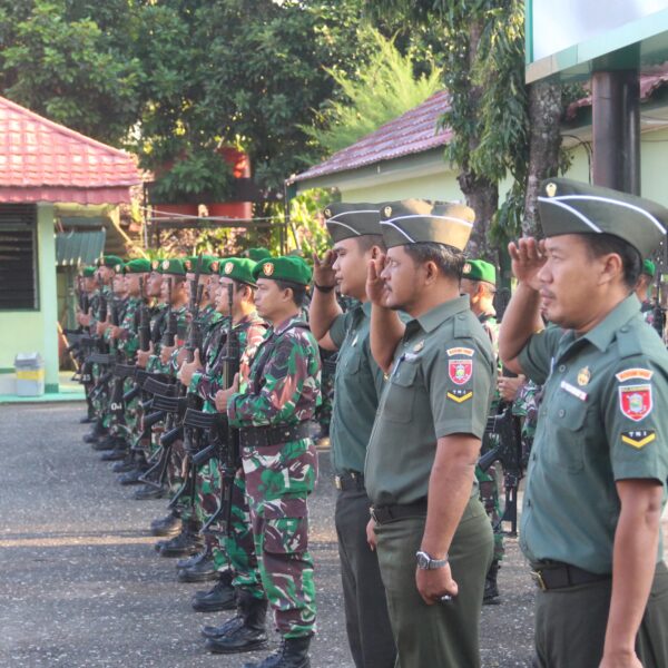 Kodim 1008/Tabalong Gelar Upacara Bendera, Teguhkan Semangat Nasionalisme dan Penghormatan pada Pahlawan