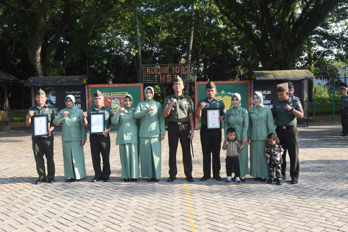 Dandim 1002/HST: Tetap Jaga Citra TNI dan Junjung Sapta Marga dalam Setiap Tugas