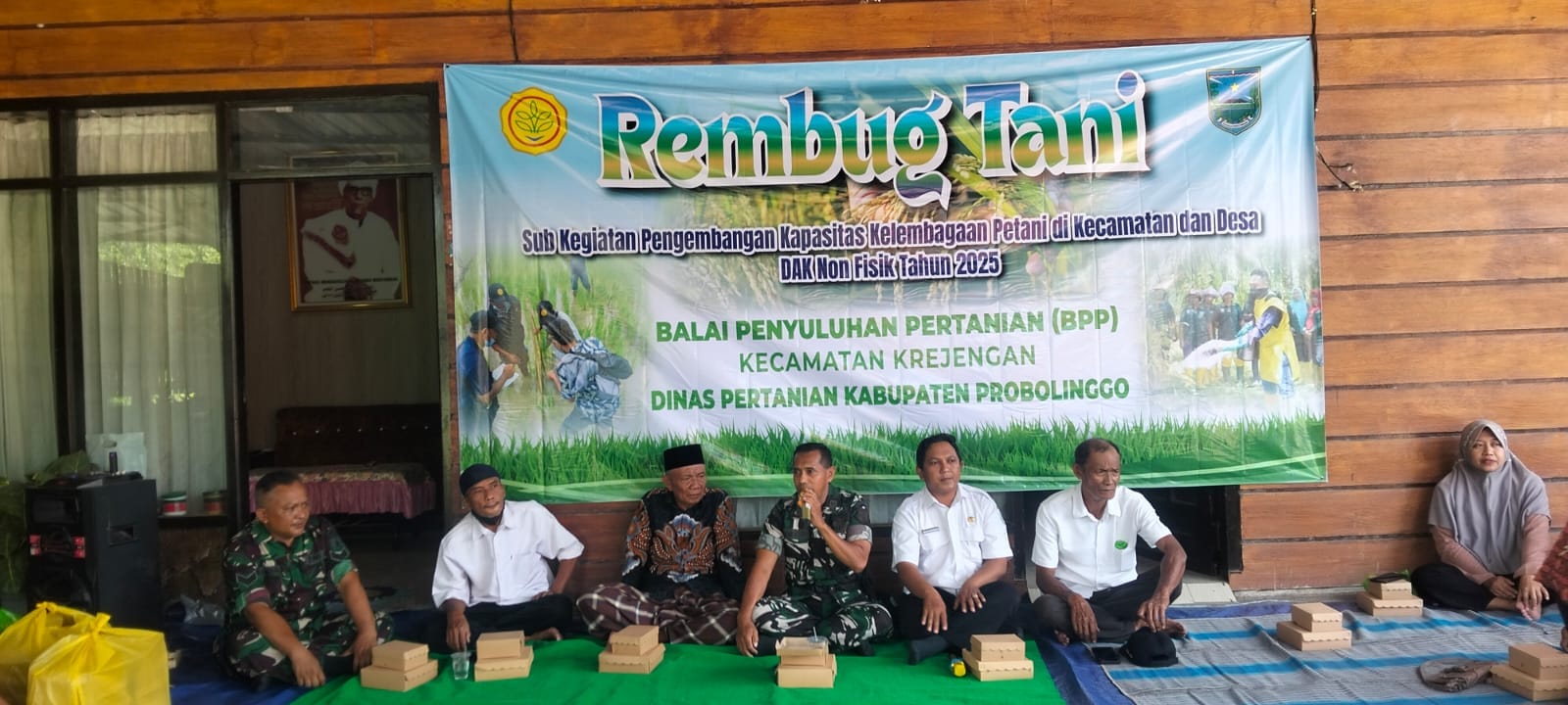 Diskusi Rembug Tani Krejengan Tekankan Bela Negara Dan Pangan