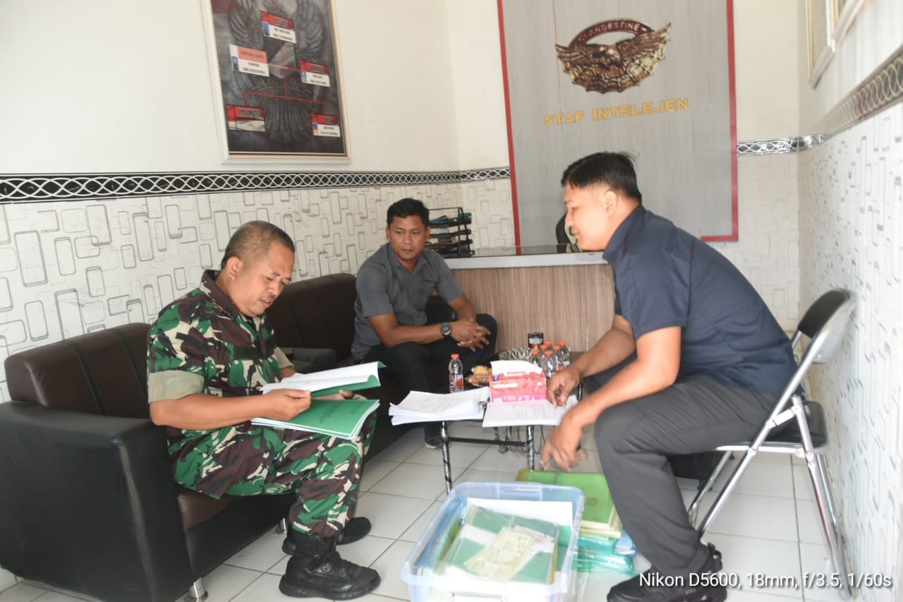 Kunjungan Tim Verifikasi Korem 101/Antasari Perkuat Administrasi Kodim 1002/HST