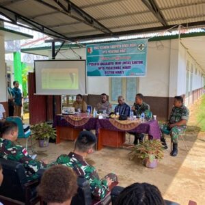 Kolaborasi Lintas Sektor, Satgas 126/KC Fokus Tingkatkan Kesehatan di Ninati