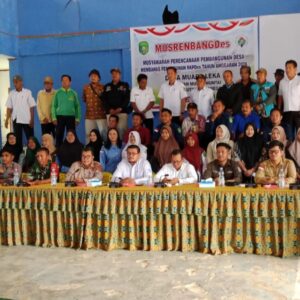 Wujud Sinergitas TNI dan Pemerintah Desa, Babinsa Leka Hadiri Rapat Rkpdes tahun Anggaran 2026