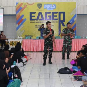 Personel Lanud Sultan Hasanuddin Berikan Pendidikan Karakter Kepada Siswa SMK Darussalam