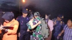 TNI Kerahkan Unsur Laut untuk Evakuasi Kapal Terbakar KM Barcelona VA di Perairan Talise, Minahasa Utara