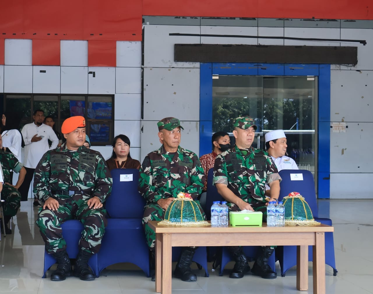 Kadispotdirga Lanud Sultan Hasanuddin Hadiri Pembukaan TMMD ke-125 di Kabupaten Maros