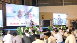 Keluarga Besar Lanud Sultan Hasanuddin Ikuti Ceramah Parenting Series di Skadron Udara 5