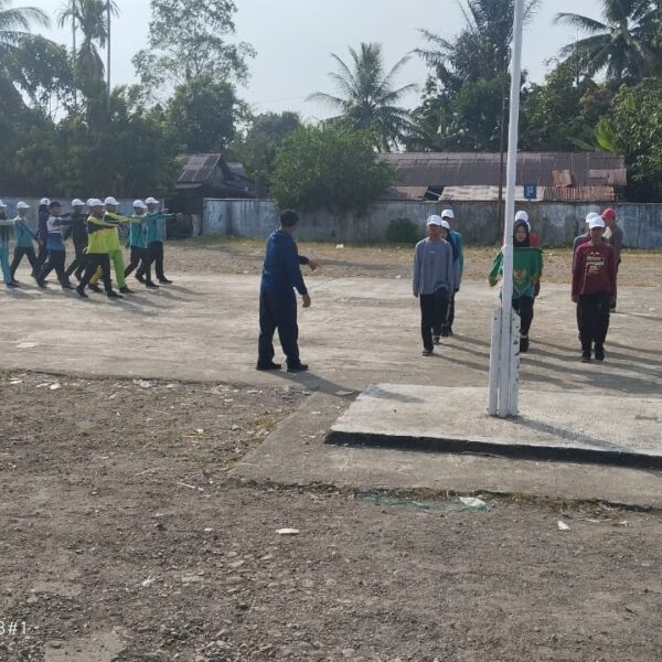 Jelang HUT RI, Paskibraka Muara Uya Latihan Penuh Semangat Didampingi TNI-POLRI